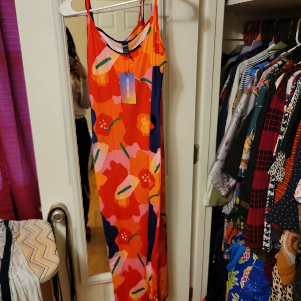 Shein Spaghetti strap midi